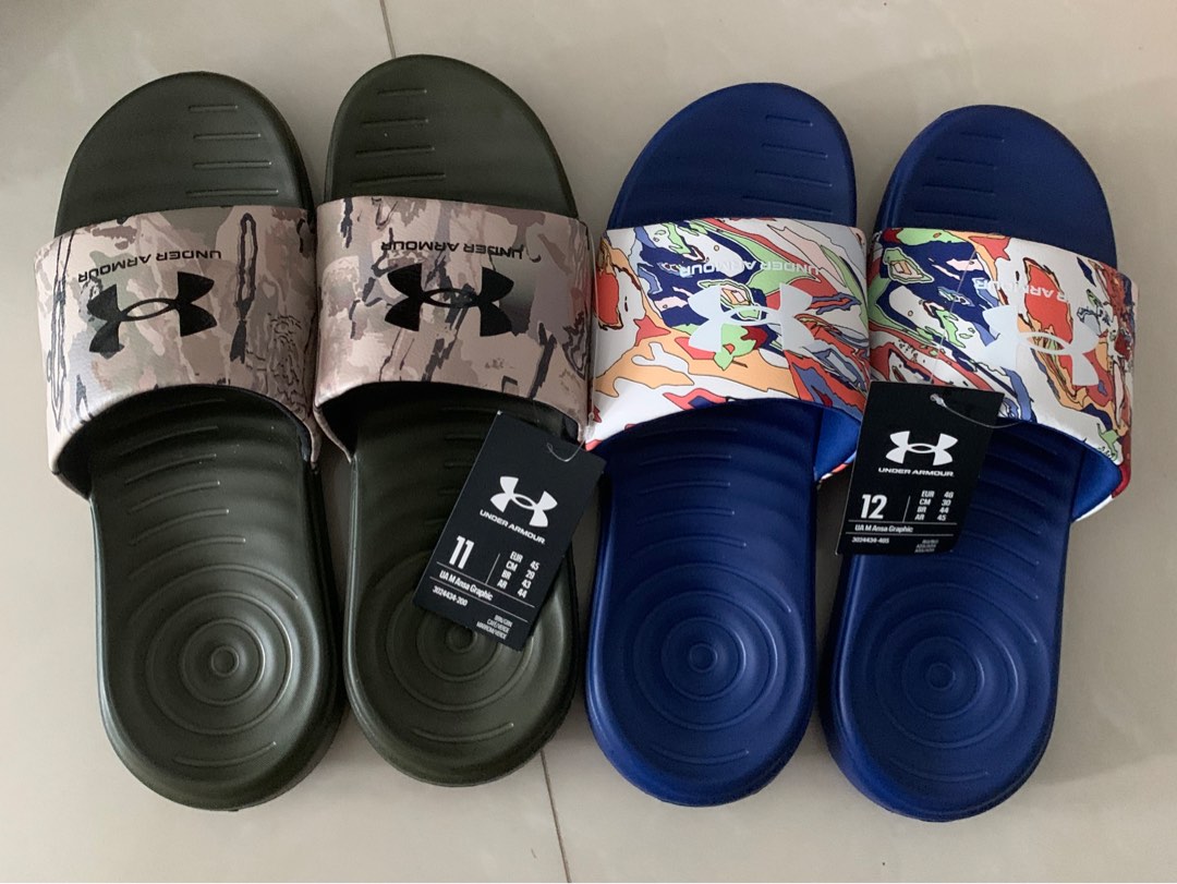Under armour Slippers , Men's Fashion, Footwear, Flipflops and Slides ...