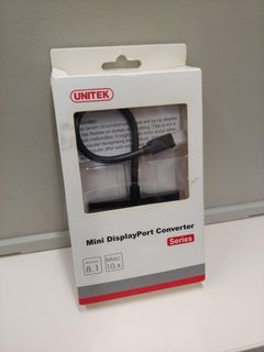 Unitek Mini DP to HDMI + VGA Converter (Mini DisplayPort Y-6328BK)