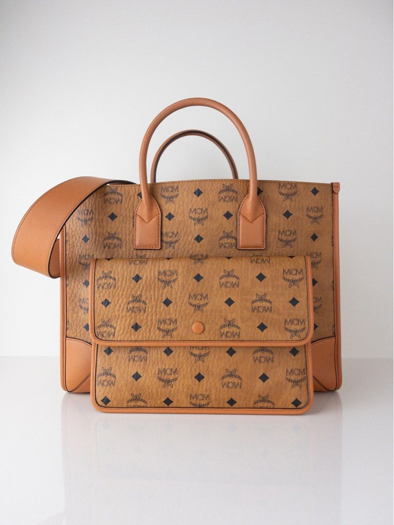 Mcm tote used shop