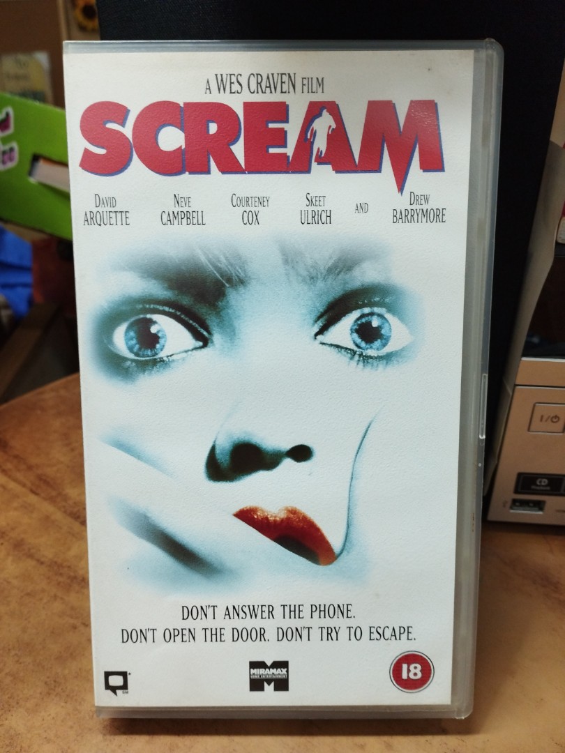 (VHS) Scream, Hobbies & Toys, Music & Media, CDs & DVDs on Carousell