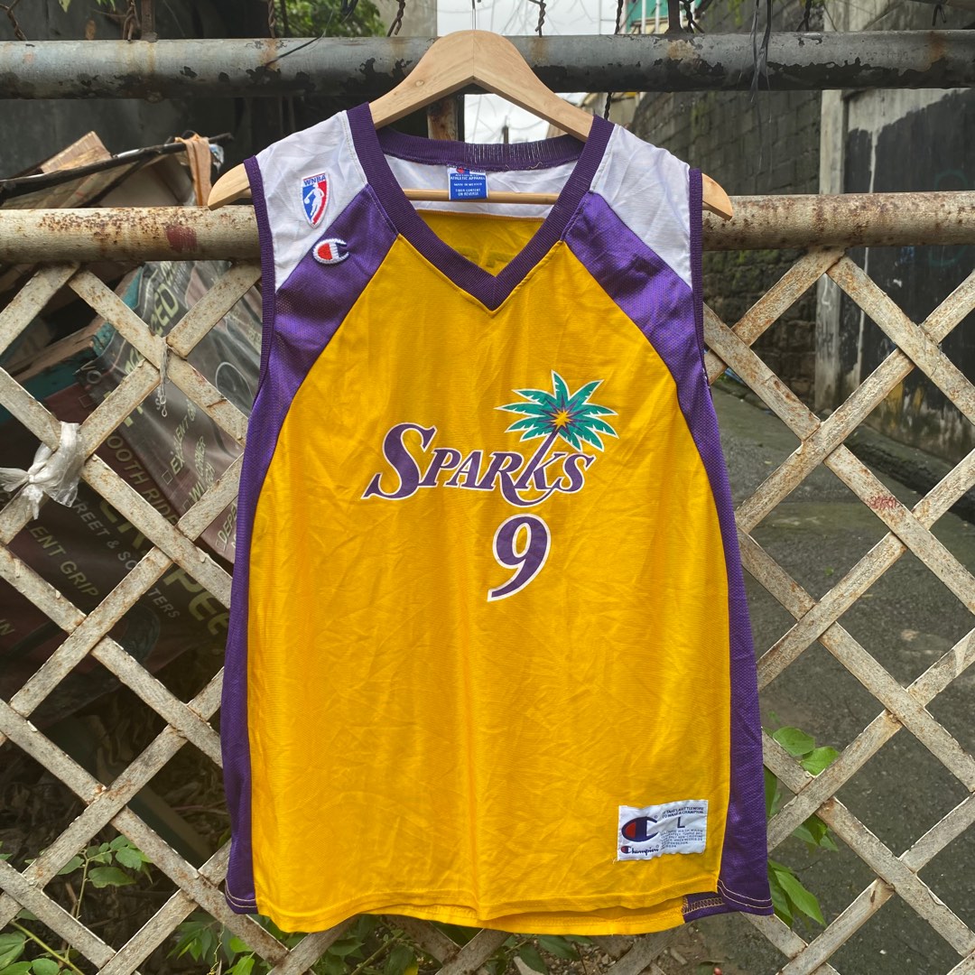 Vintage Champion Los Angeles Sparks Lisa Leslie Jersey WNBA Size 2XL