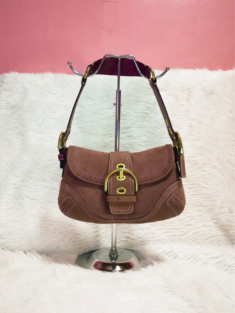 Coach bag suede Clearance