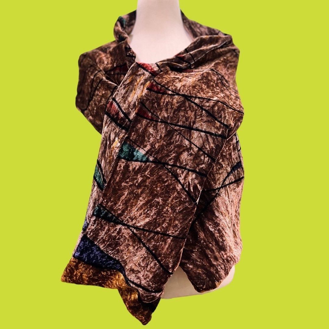 Georgina von etzdorf velvet scarf sales