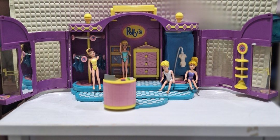 Vintage Polly Pocket Polly s Fashion Mall Boutique Toy Set