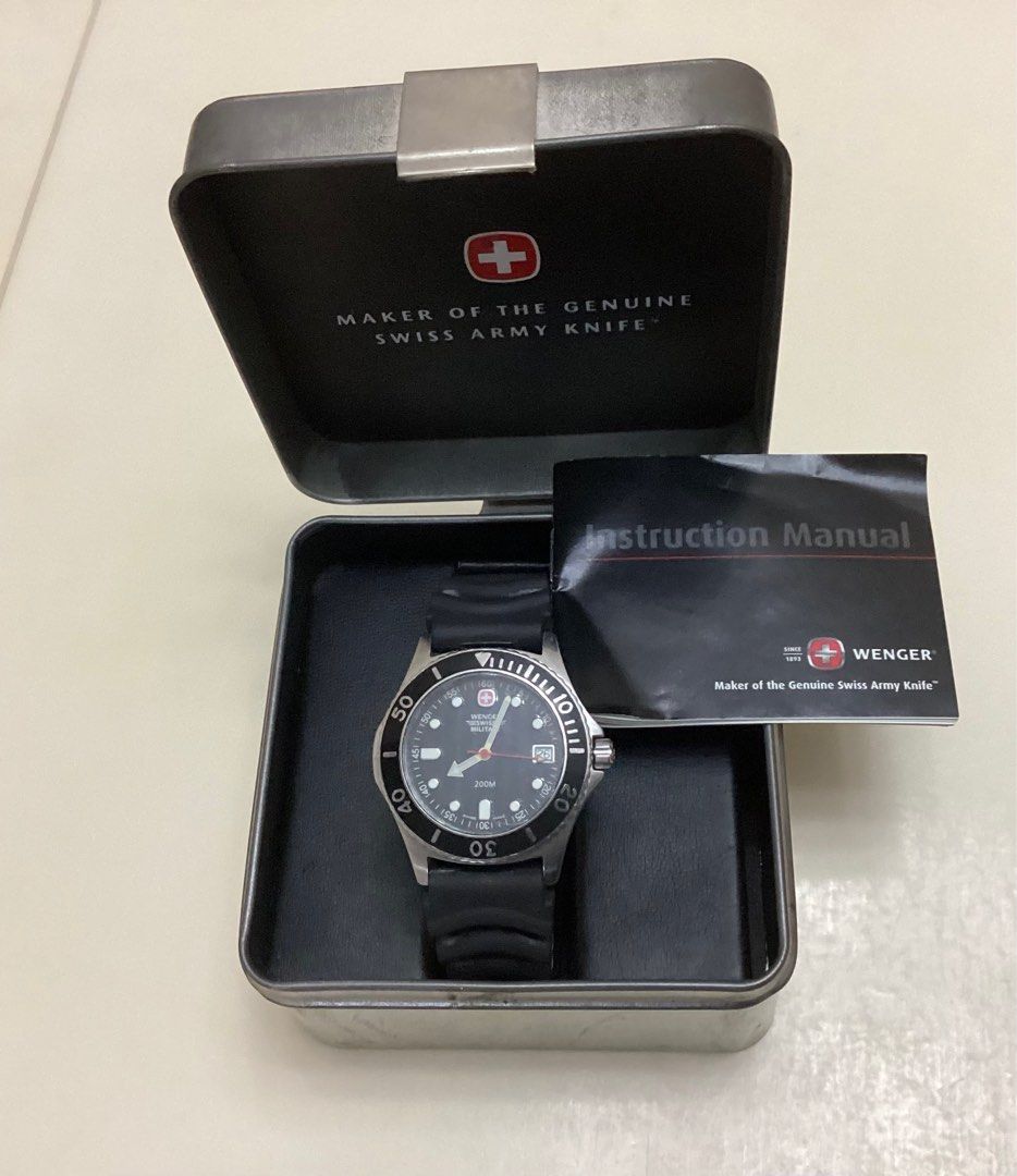 Wenger swiss military watch battery size sales