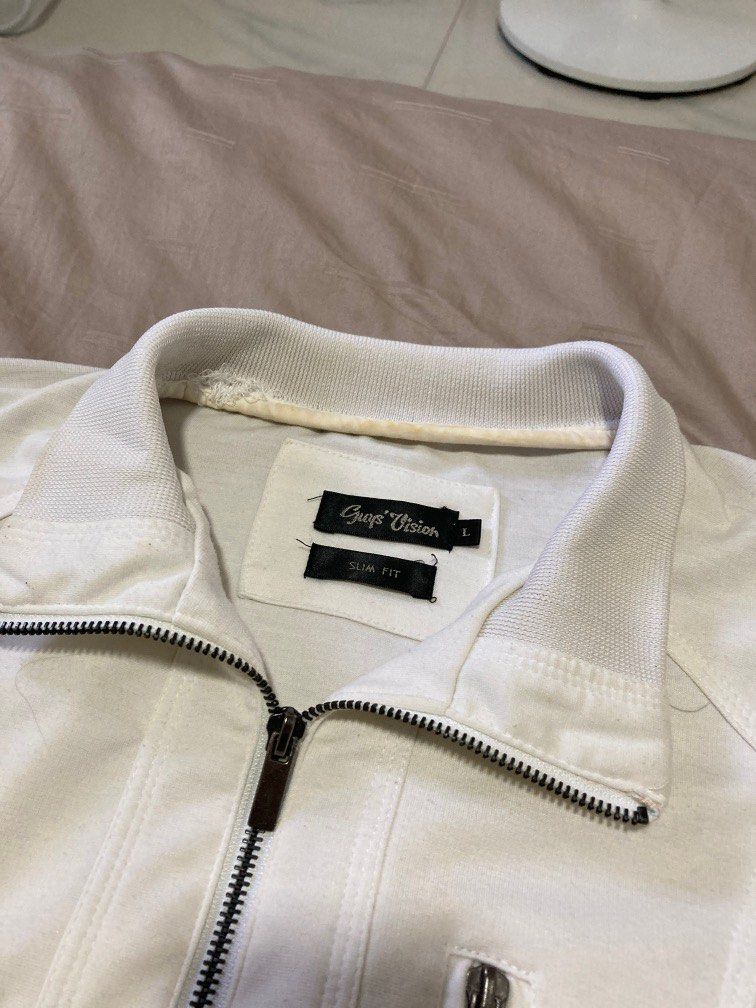 White outlet aviator coat