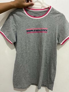 World Balance Gray Shirt