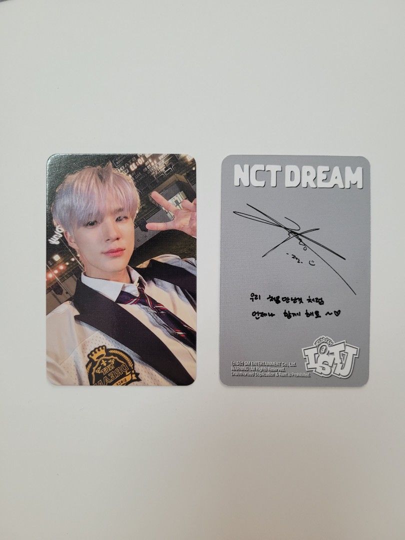 WTT Jeno NCT DREAM ISTJ QR ver photo card, Hobbies & Toys