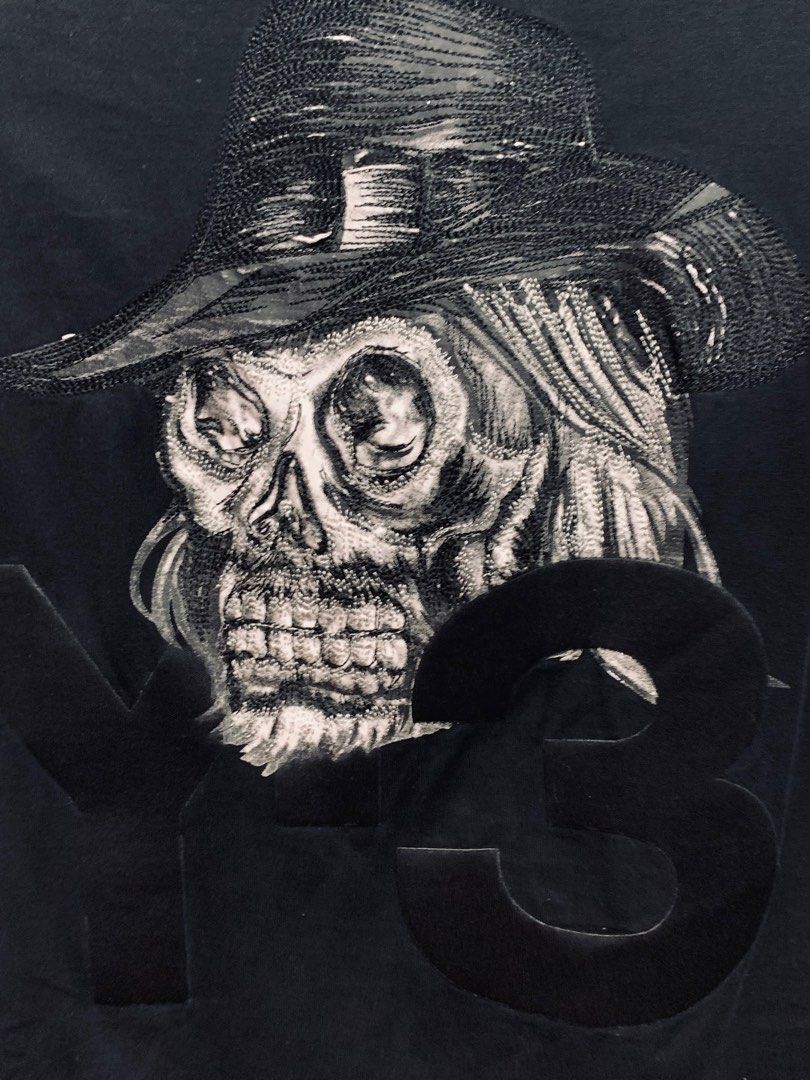 Y3 skull t shirt hot sale