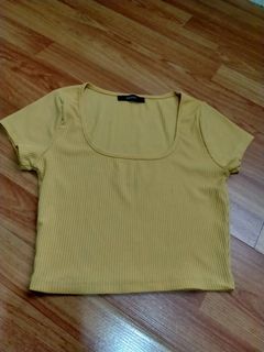 Yellow square neck for sale Php 50 only!