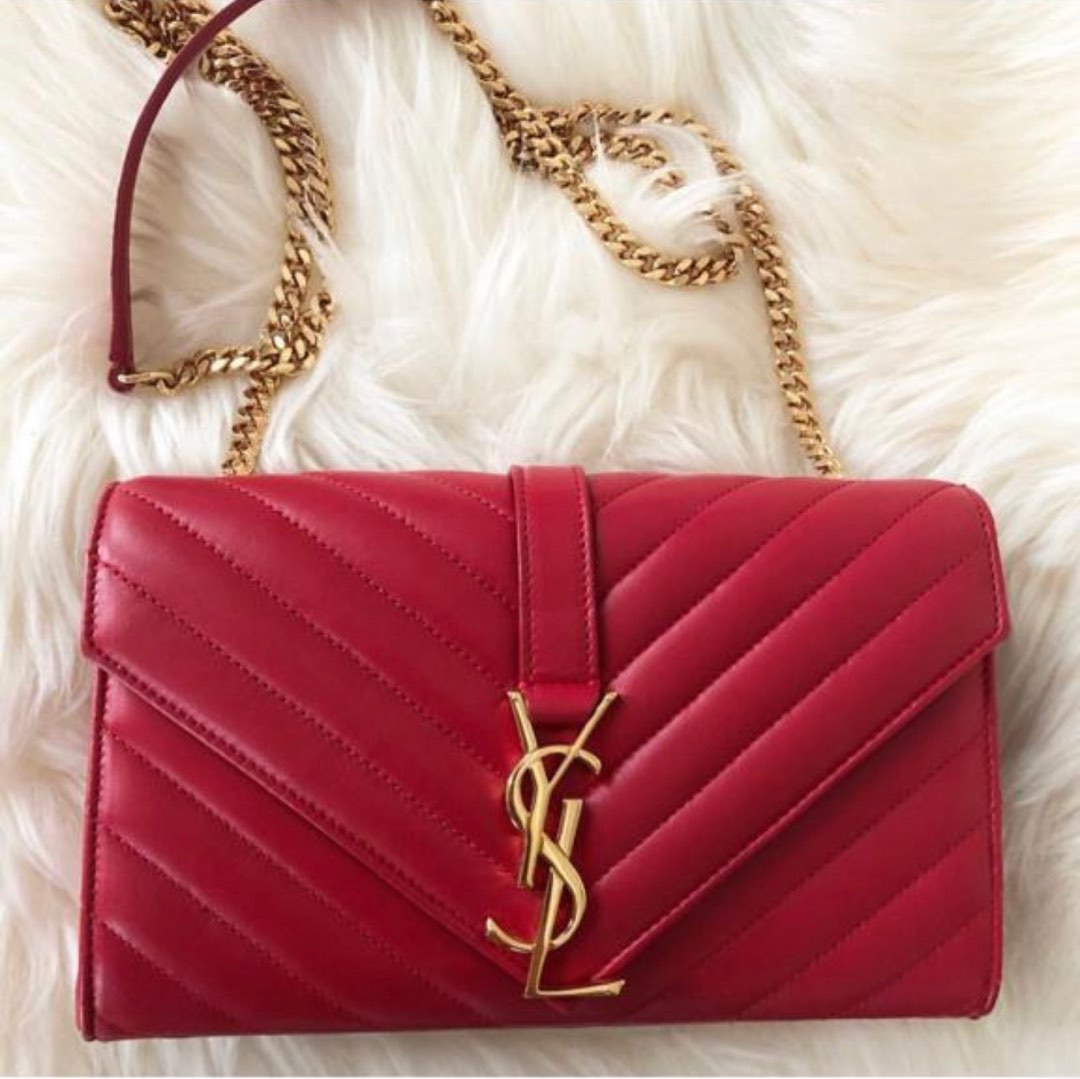 Ysl sling bag red discount