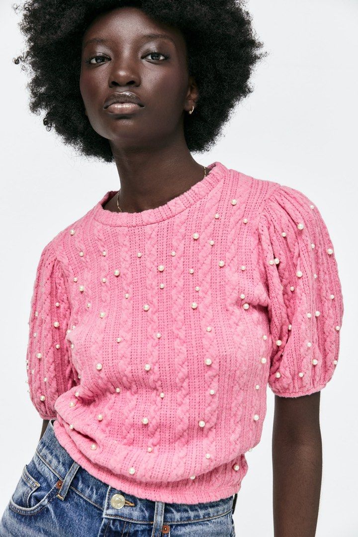 ERMANNA PEARL KNIT TOP