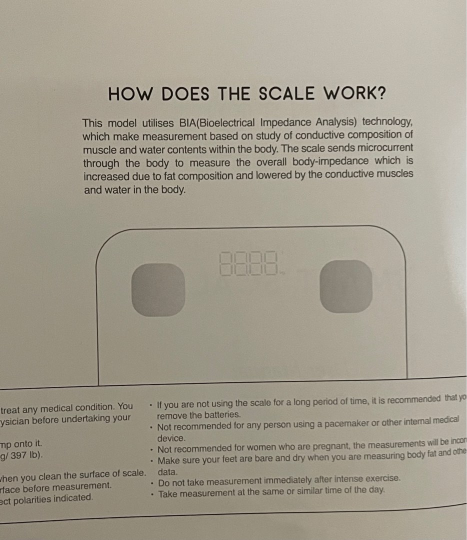 Zenso Body Composition Smart Scale, Health & Nutrition, Health Monitors ...