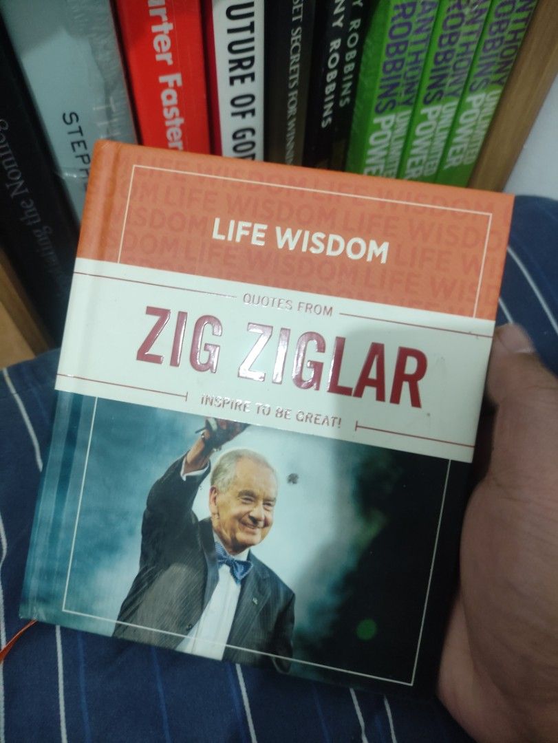 Zig Ziglar Life Wisdom Book on Carousell