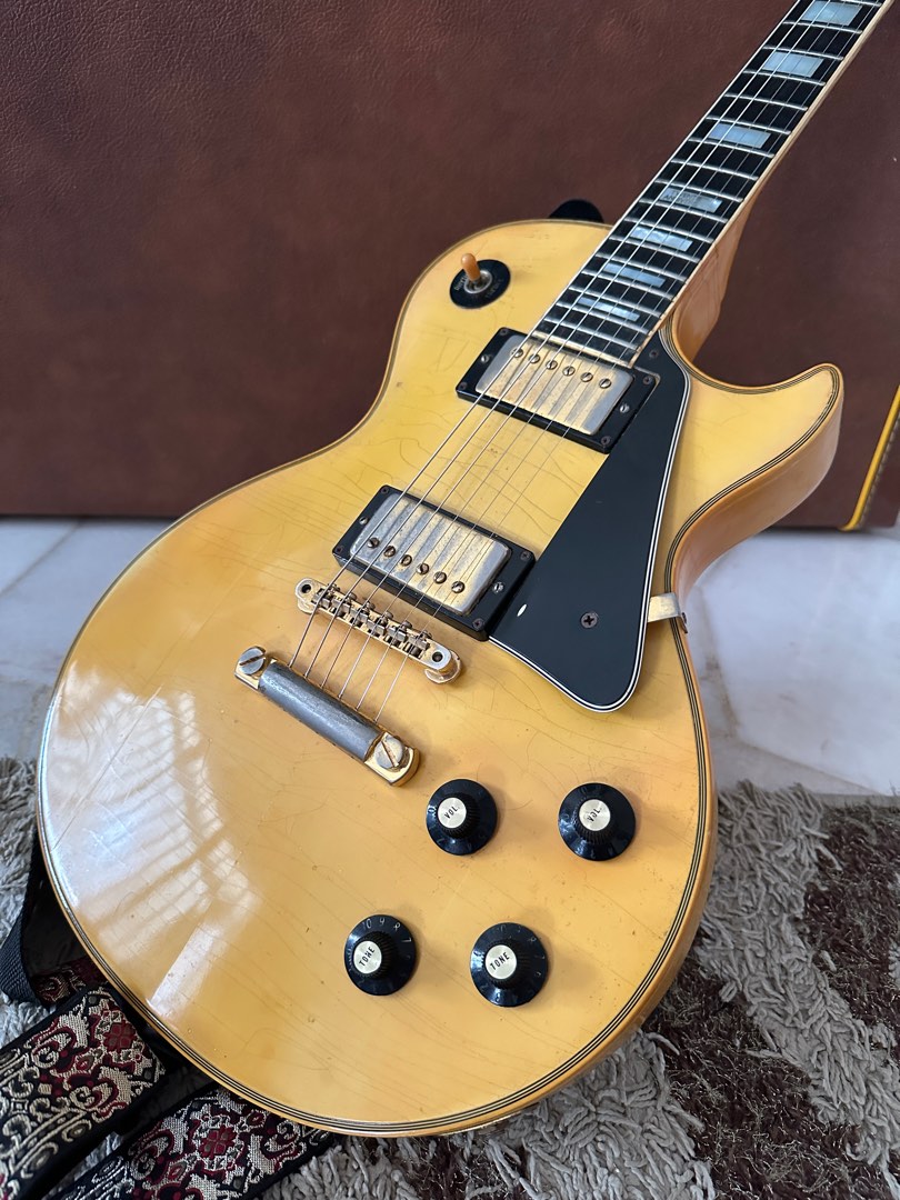 1974 gibson les paul shop custom alpine white
