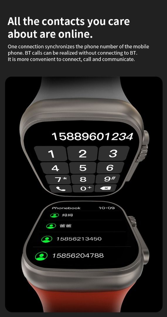 New Watch 9 Ultra Smart Watch 49mm 2023 New NFC Men Women GPS