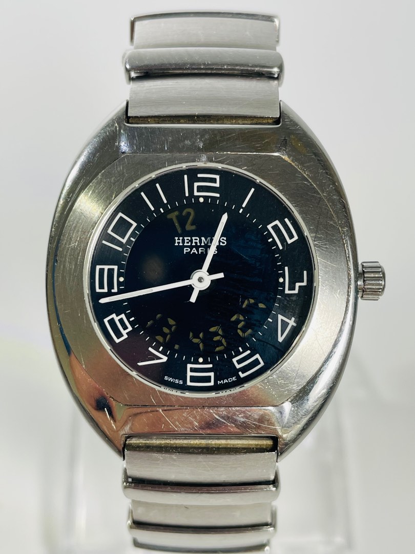 230437 Hermes Espace Women s Digital Analog Quartz Watch Ref ES1