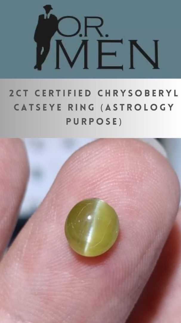 Cats eye ring mens top