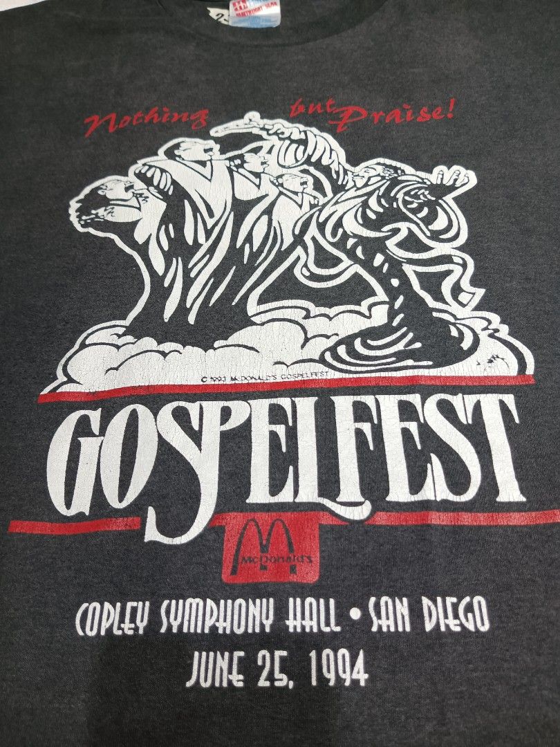 90's Gospel Fest Mcdonalds, Men's Fashion, Tops & Sets, Tshirts & Polo