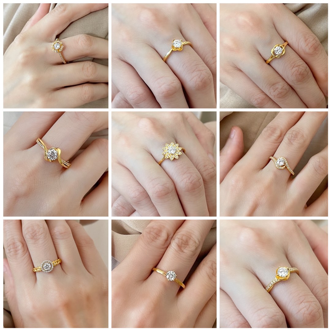 New simple discount gold ring design