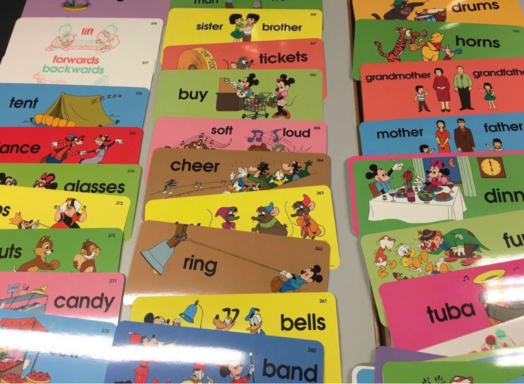 【ご購】ディズニー英語システム　talkalong cards 知育玩具