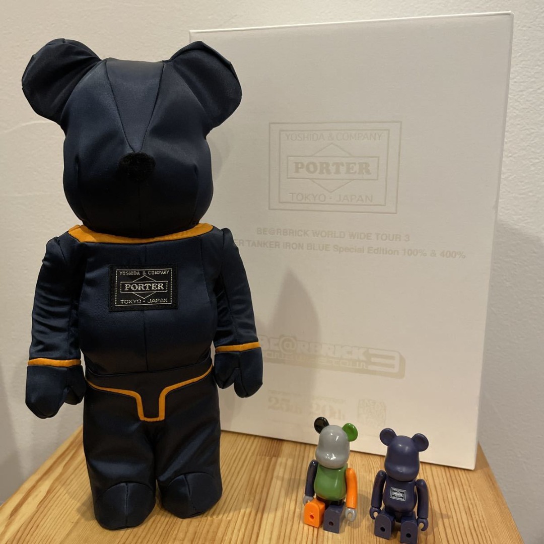 BE@RBRICK PORTER TANKER IRONBLUE 400 100 - キャラクターグッズ