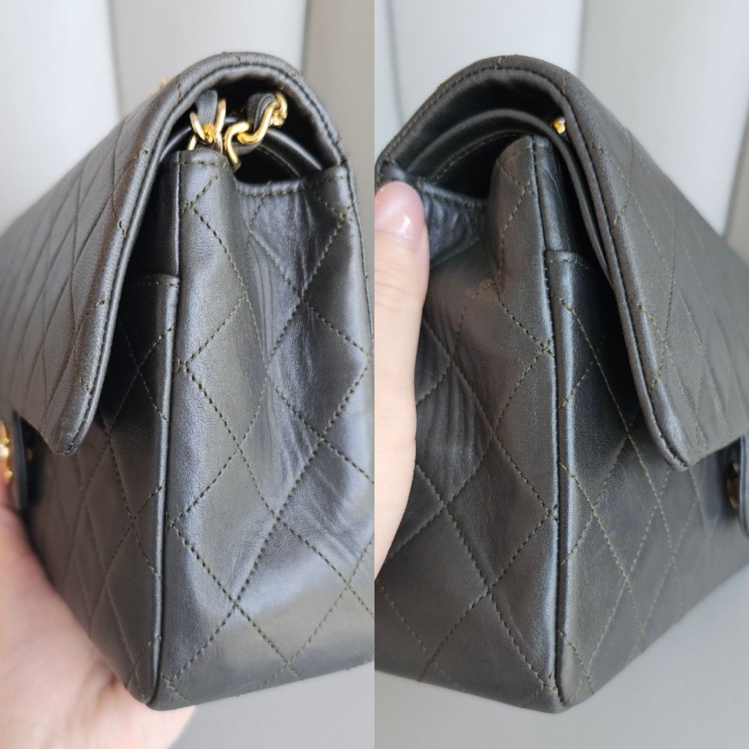 CHANEL Vintage Classic Medium Double Flap Bag - A Retro Tale