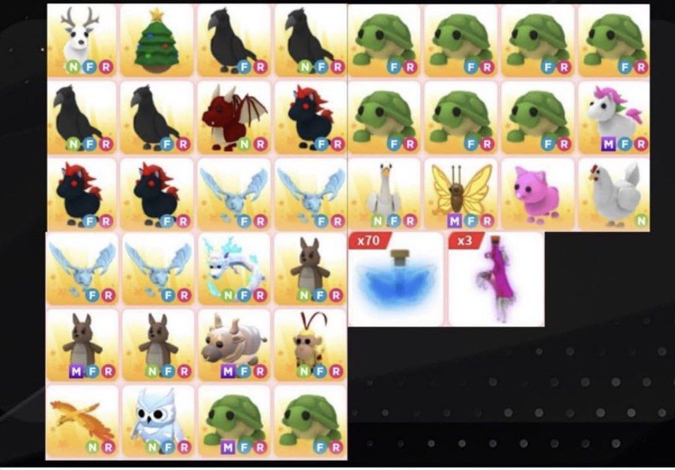 Trading MM2 for Adopt me High tier pets, Video Gaming, Gaming Accessories,  In-Game Products on Carousell