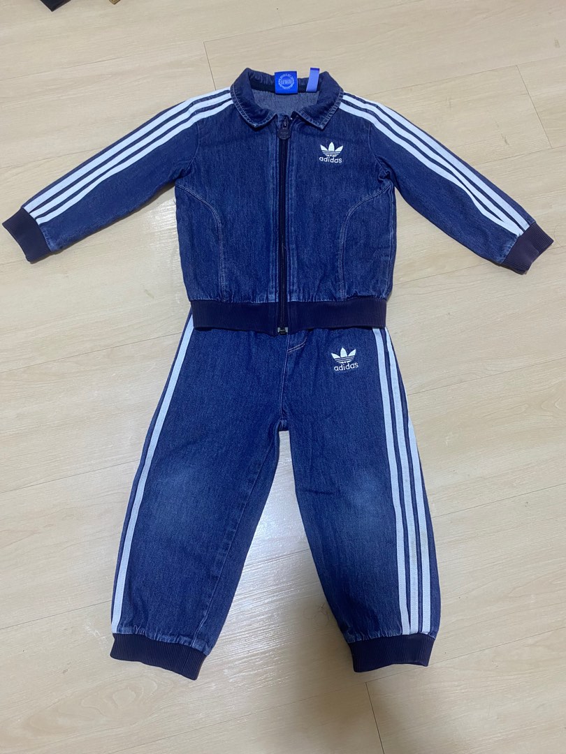 ADIDAS denim tracksuit toddler kids Babies Kids Babies Kids