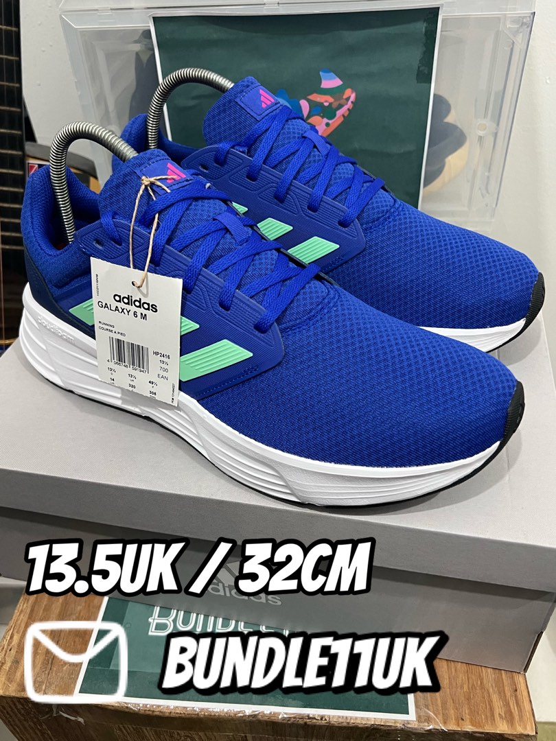 Adidas Galaxy 6 Lucid Blue Pulse Mint Shoes 13.5UK Men s Fashion
