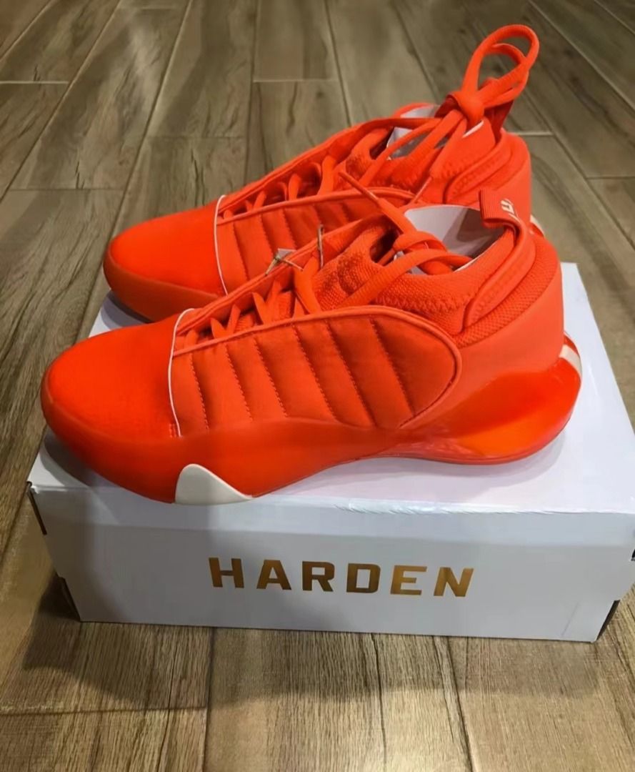 adidas Harden Vol.7 哈登7“mpactOrange”減震防滑耐磨中幫籃球鞋橘色
