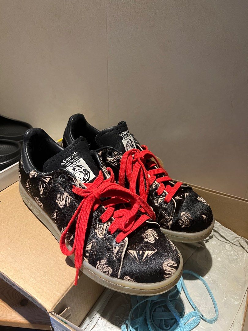 特別版Adidas x Pw x Bbc ice cream 馬毛Stan Smith, 女裝, 鞋, 波鞋