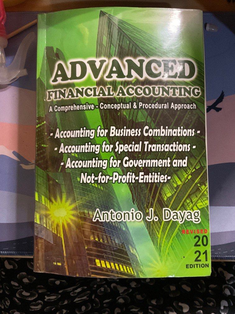 Advanced Financial Accounting 2021 Ed by Dayag (Accounting for Business