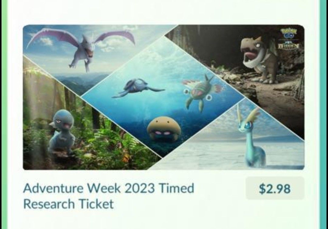 Adventure Week 2023 Timed Research Ticket, Video Gaming, Gaming