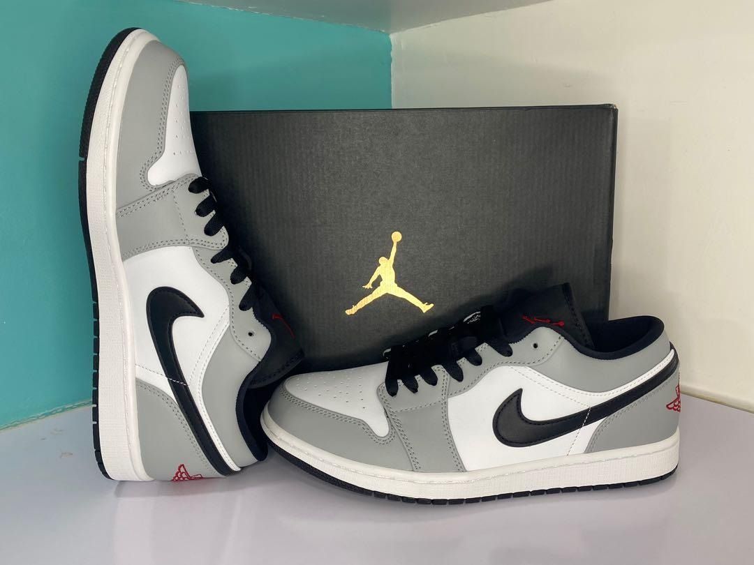 AIR JORDAN 1 LOW LIGHT SMOKE GREY US 9 Men s Fashion Footwear