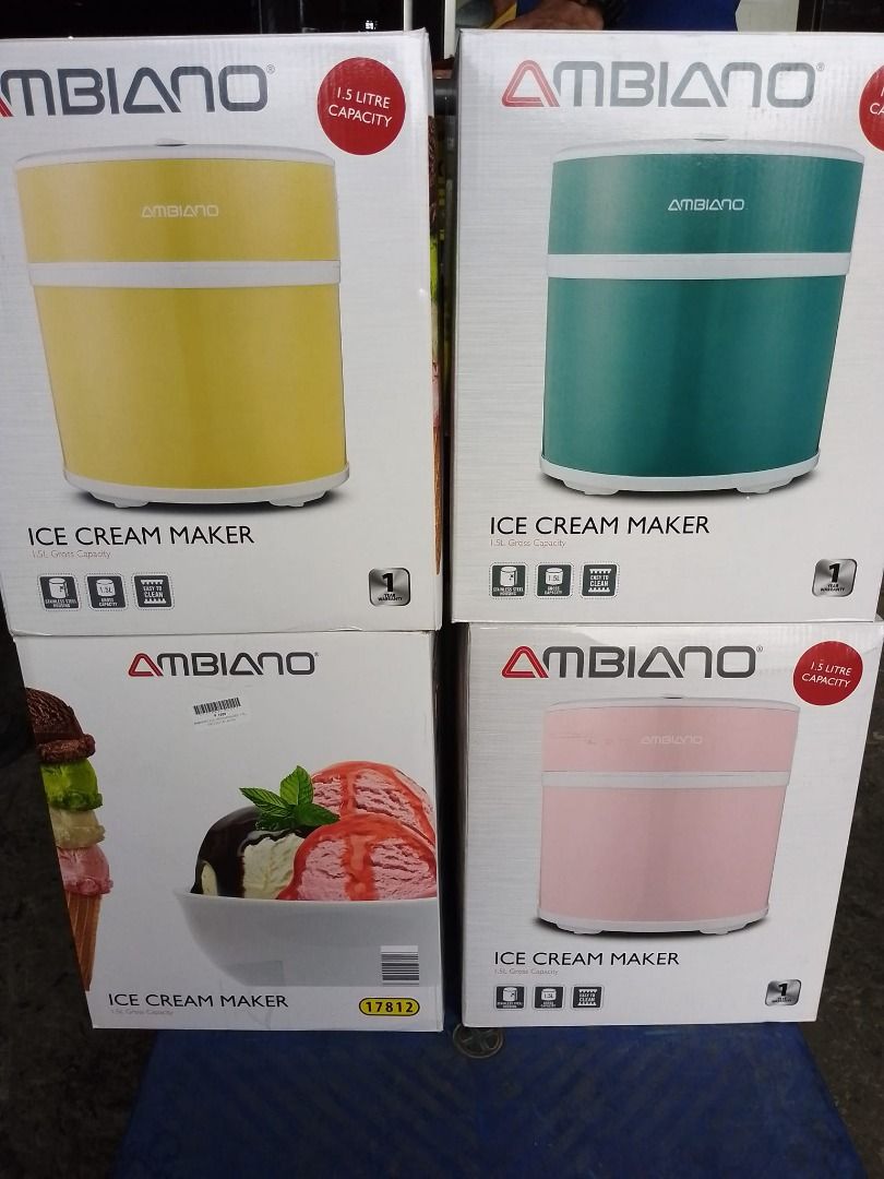 Ambiano Ice Cream Maker, TV & Home Appliances, Kitchen Appliances, Ice