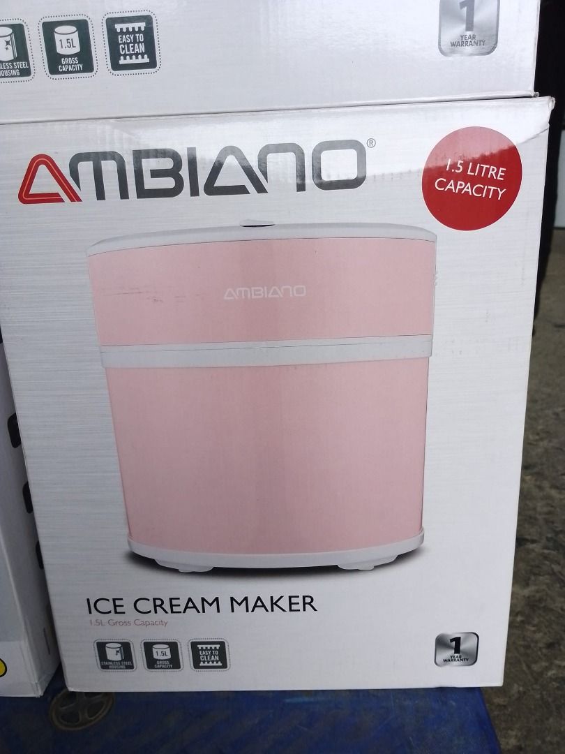 Ambiano Ice Cream Maker, TV & Home Appliances, Kitchen Appliances, Ice