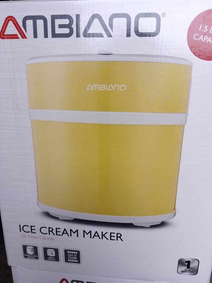 Ambiano Ice Cream Maker, TV & Home Appliances, Kitchen Appliances, Ice