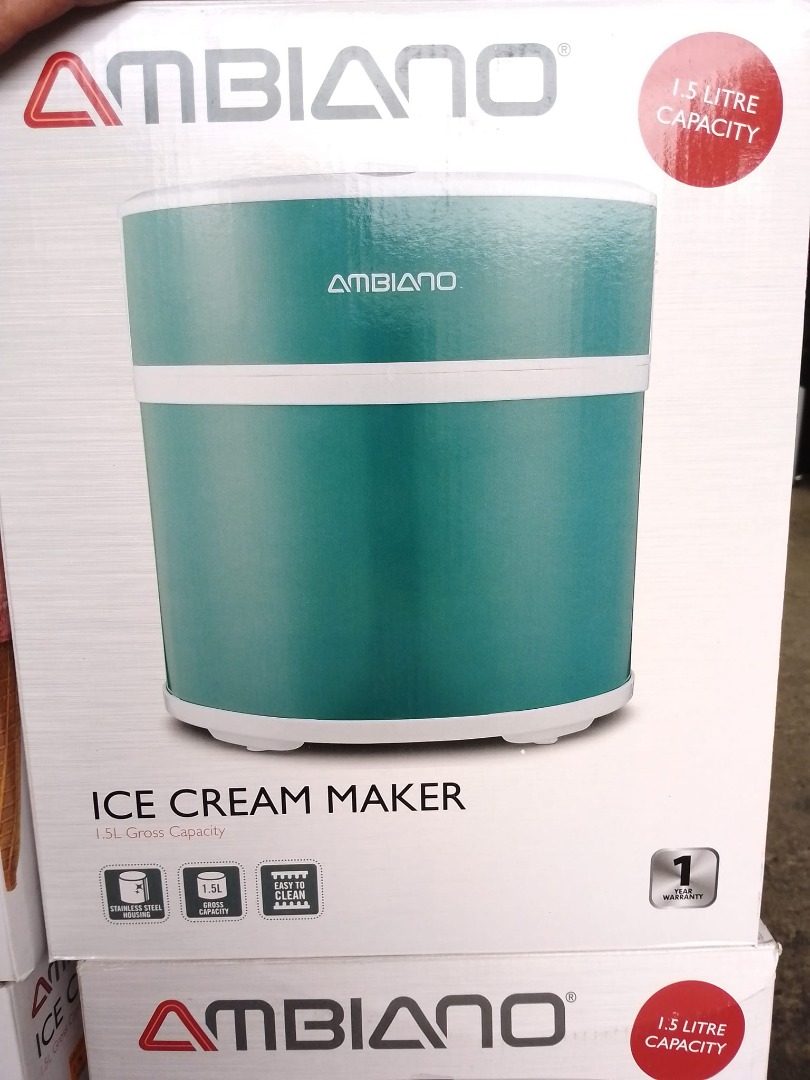 Ambiano Ice Cream Maker, TV & Home Appliances, Kitchen Appliances, Ice