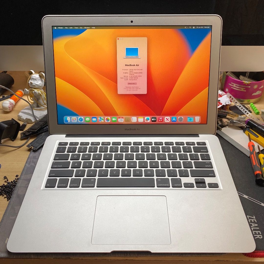 [完動品]MacBookAir 2015 SSD Office Ventura