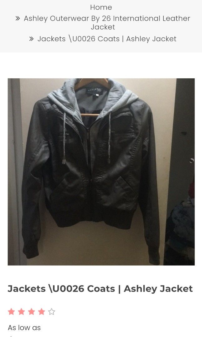 Ashley Outerwear by 26 International Leather Jacket Women s