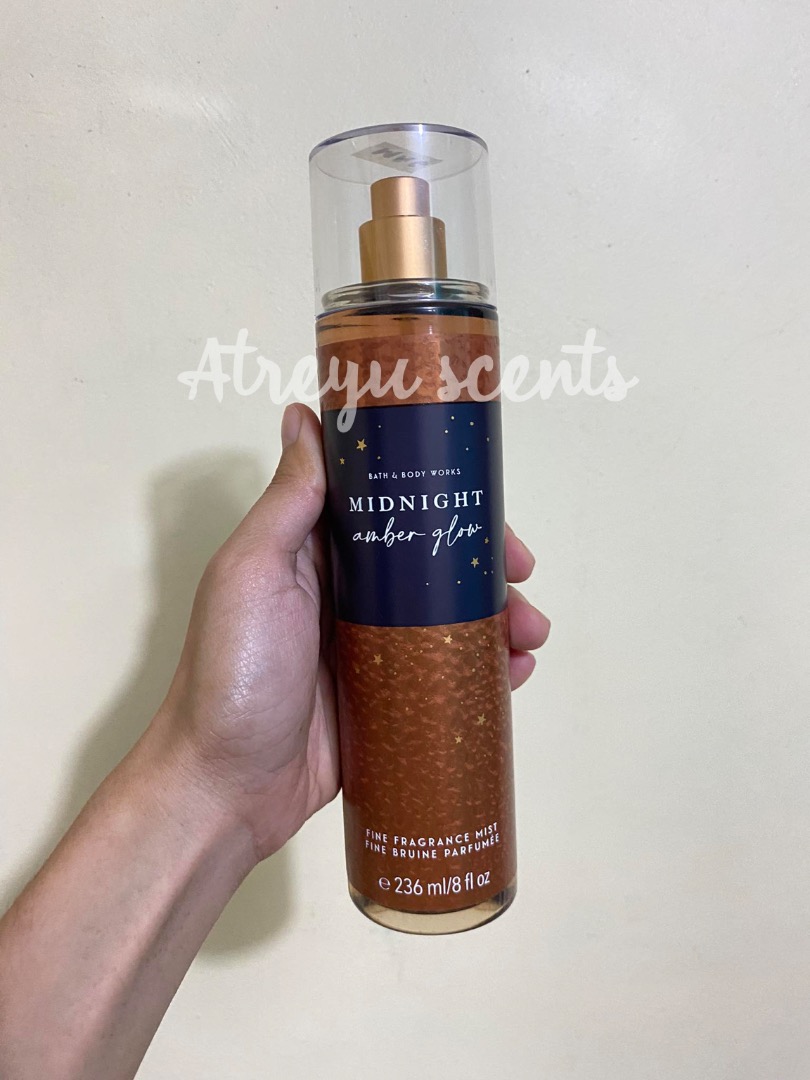 Midnight Amber Glow Bath and Body Works Fragrance mist, Beauty & Personal  Care, Fragrance & Deodorants on Carousell