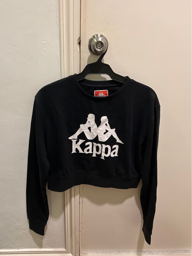 Kappa sales cropped sweatshirt