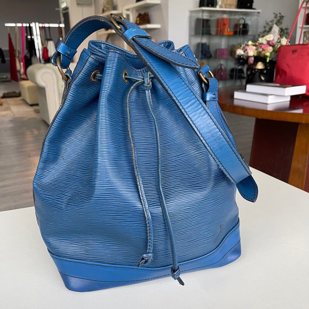 Louis Vuitton Noe BB Damier Azur, Luxury, Bags & Wallets on Carousell
