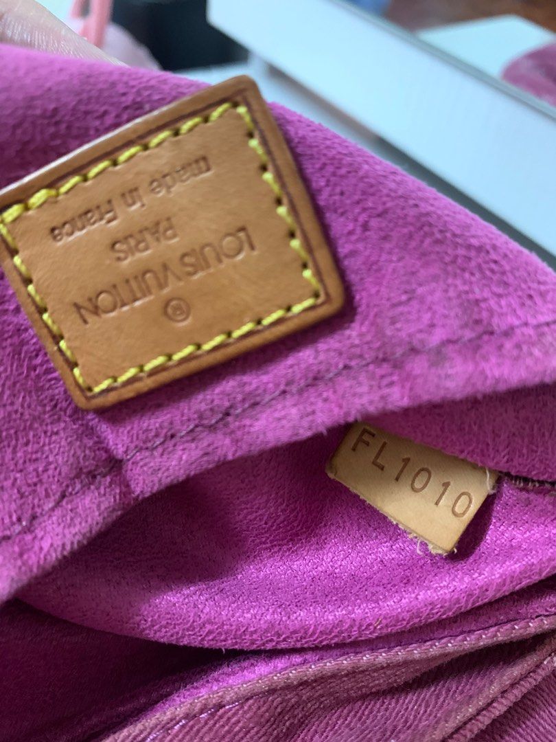 Louis Vuitton Pink Monogram Denim Pleaty Bag, myGemma, QA