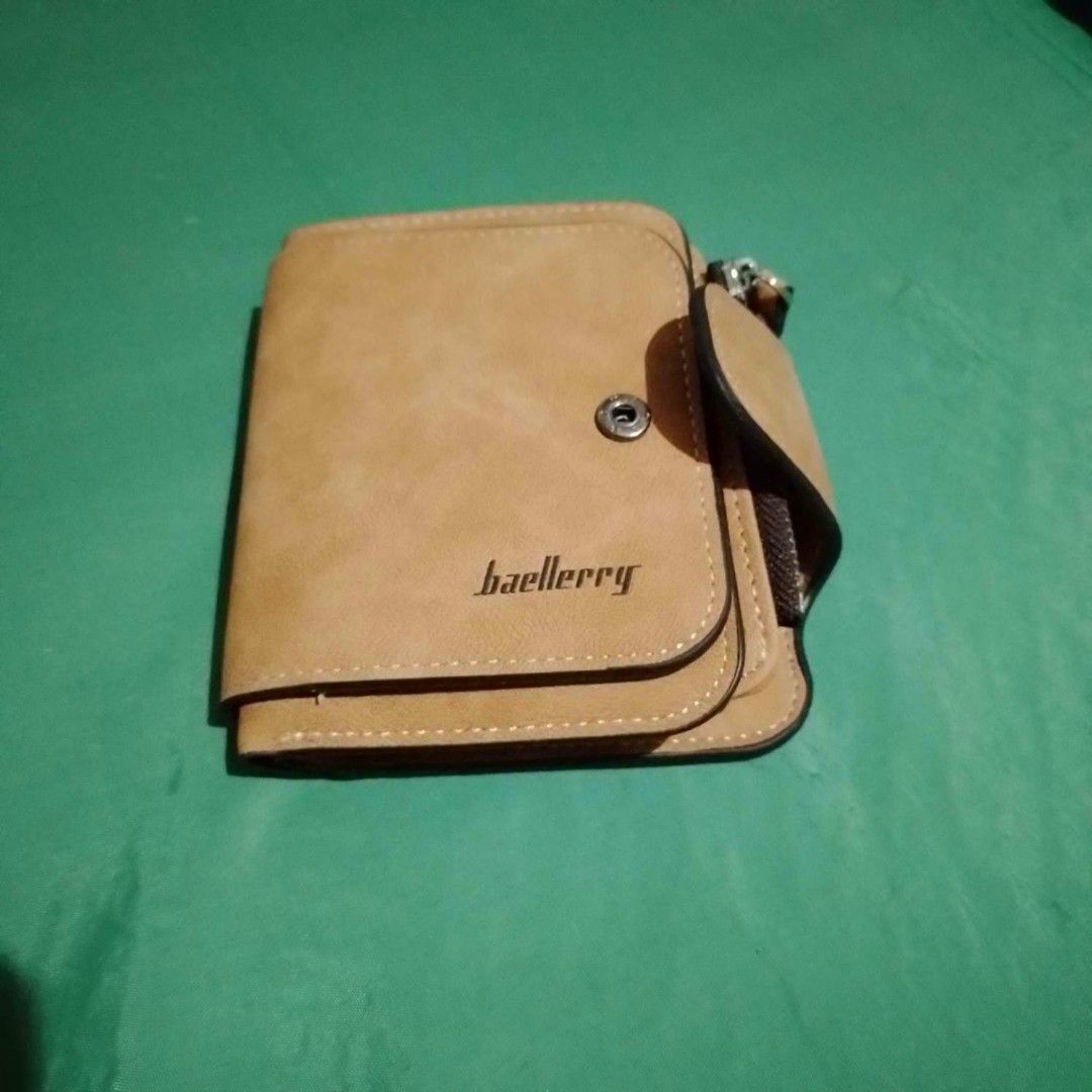 Baellerry 3 Folds Wallet, Brown on Carousell