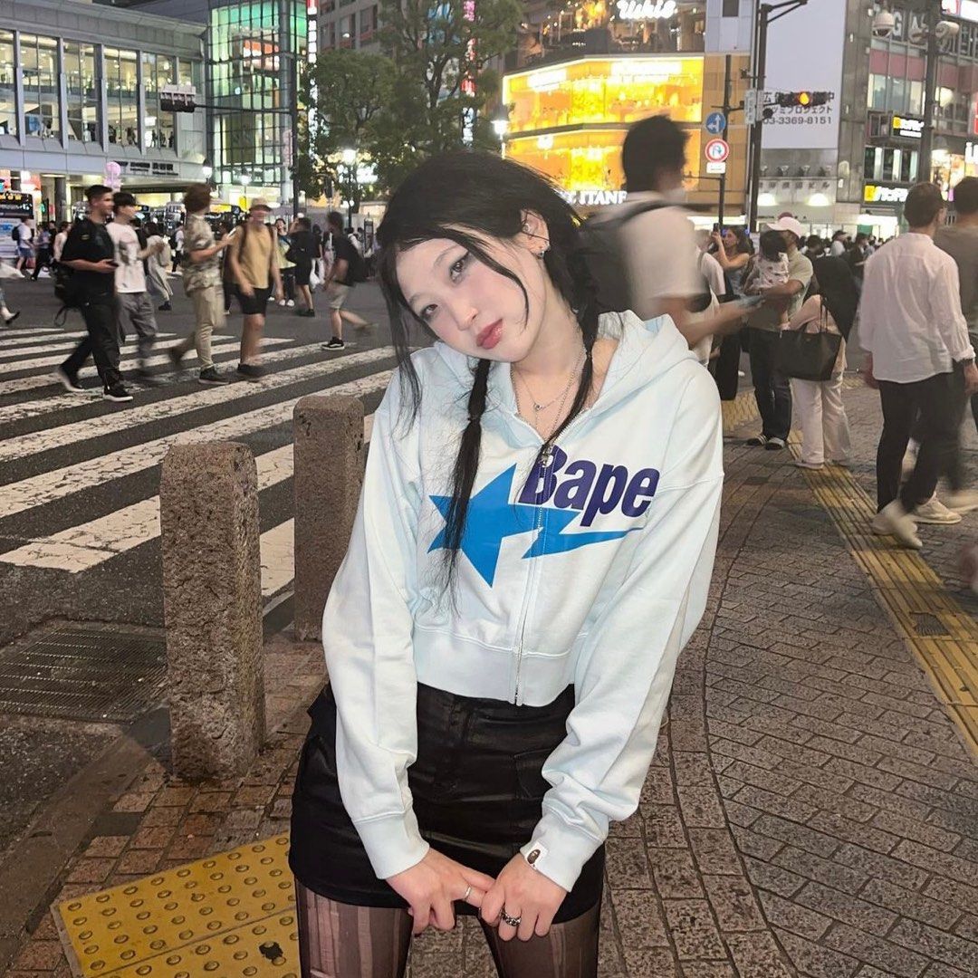 トップス BAPE STA CROPPED ZIP HOODIE S BAPE STA CROPPED ZIP HOODIE, Women's Fashion, Coats, Jackets and