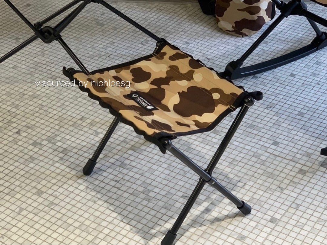 BAPE X HELINOX COLOR CAMO SPEED STOOL, Sports Equipment, Hiking 