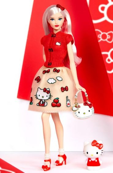 Barbie x Hello Kitty Doll DWF58 Hobbies Toys Toys Games on Carousell