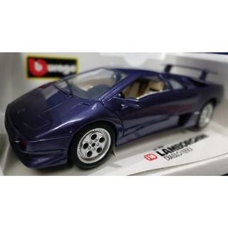 Diecast model cars Lamborghini Diablo 1/18 Maisto SV black sans Vitrine